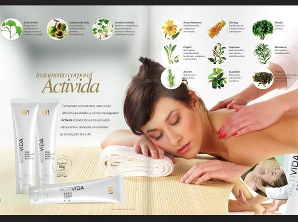 Creme Massageador Activida UP! Essencias